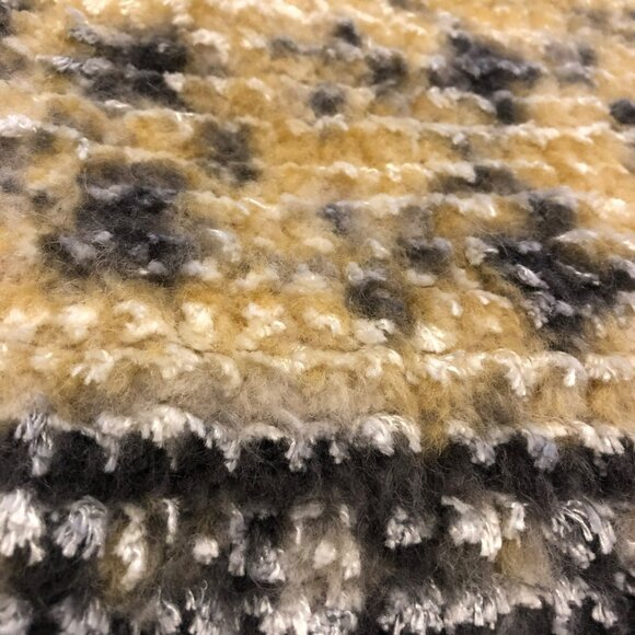 West Elm 20x20 Pillow Cover Wool & Cotton Blend Beige & Gray Geometric Pattern - Picture 3 of 6